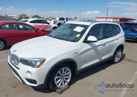 2017 BMW X3 xDrive28I z USA, uszkodzony, nr VIN 5UXWX9C3XH0T19402